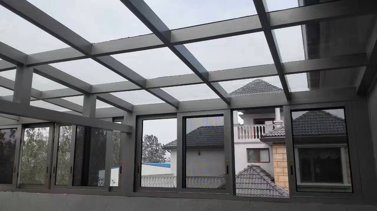 阳光房安装现场